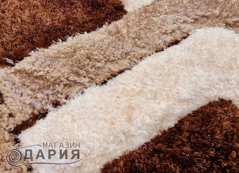Тъкан килим 3D SHAGGY GRANDE 400 brown
